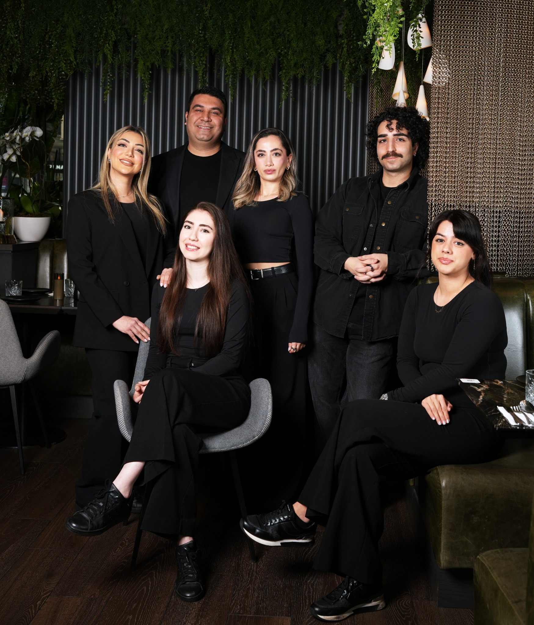 Miraas Restaurant front of house team in Vancouver