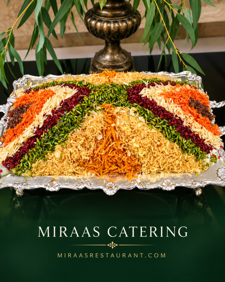Miraas Persian celebration rice platter