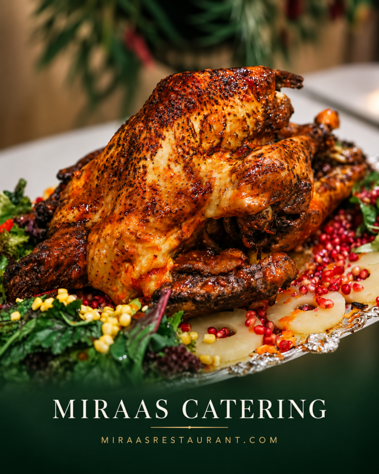 Miraas roasted turkey catering Vancouver